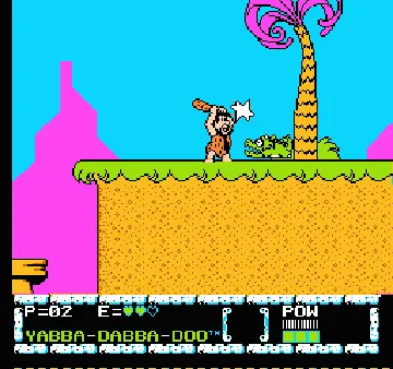 Flintstones, The - The Surprise at Dinosaur Peak! (USA) screen shot game playing